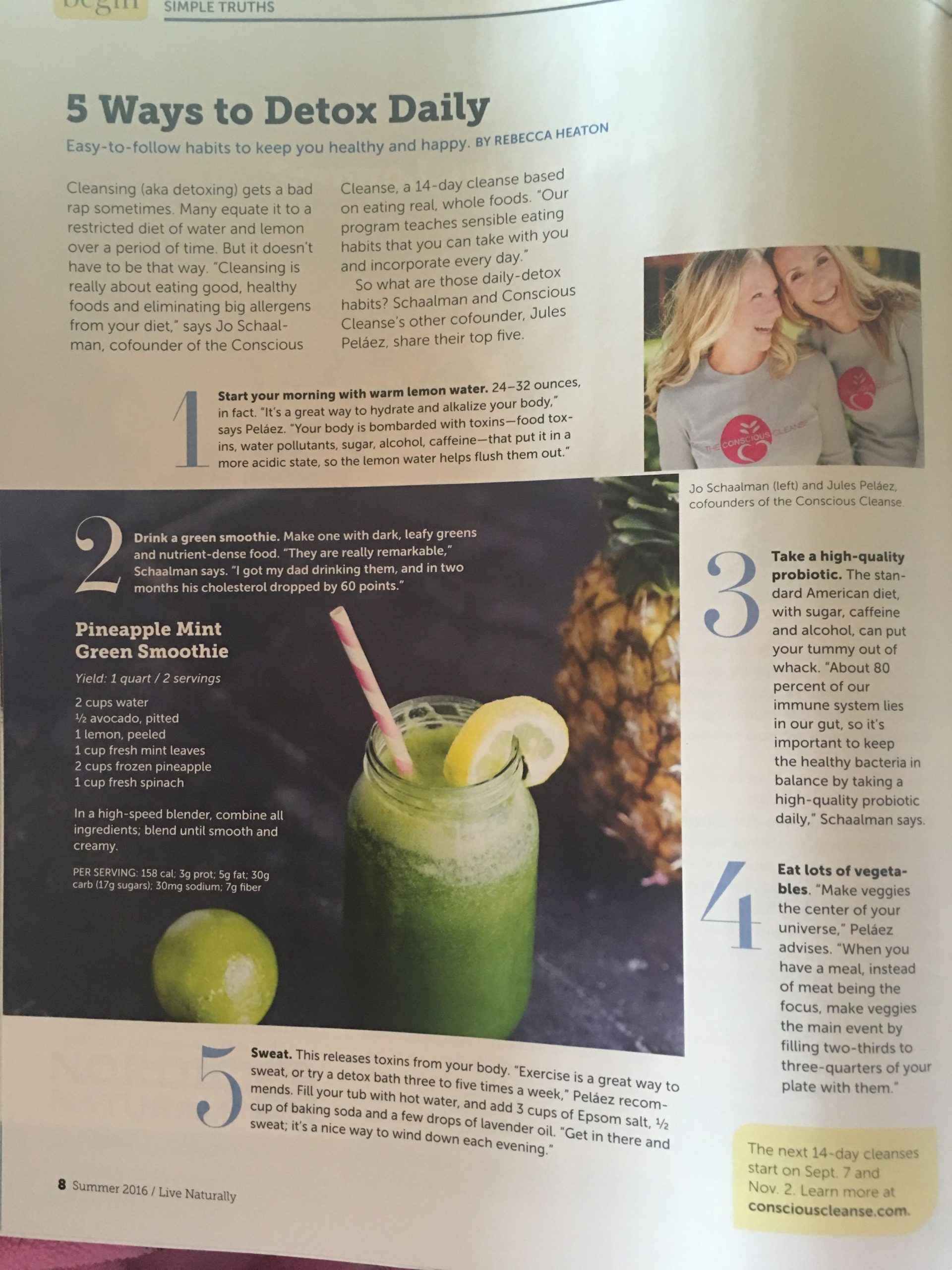 5 Tips to Cleanse and Detox