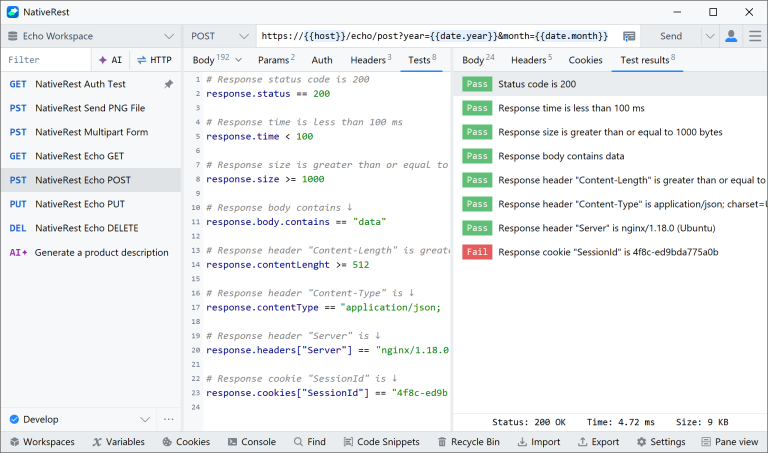 NativeRest Test