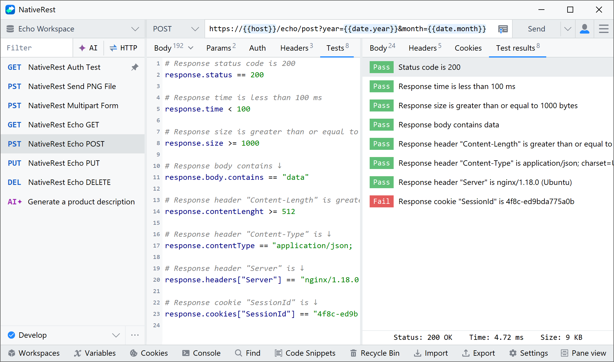 NativeRest Test